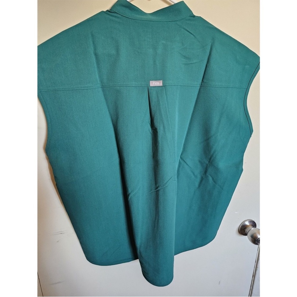 Figs Teal Rafaela Technical Collection Top - Picture 2 of 12